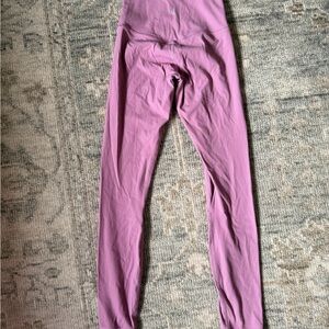 lululemon athletica pink ribbed Leggings
